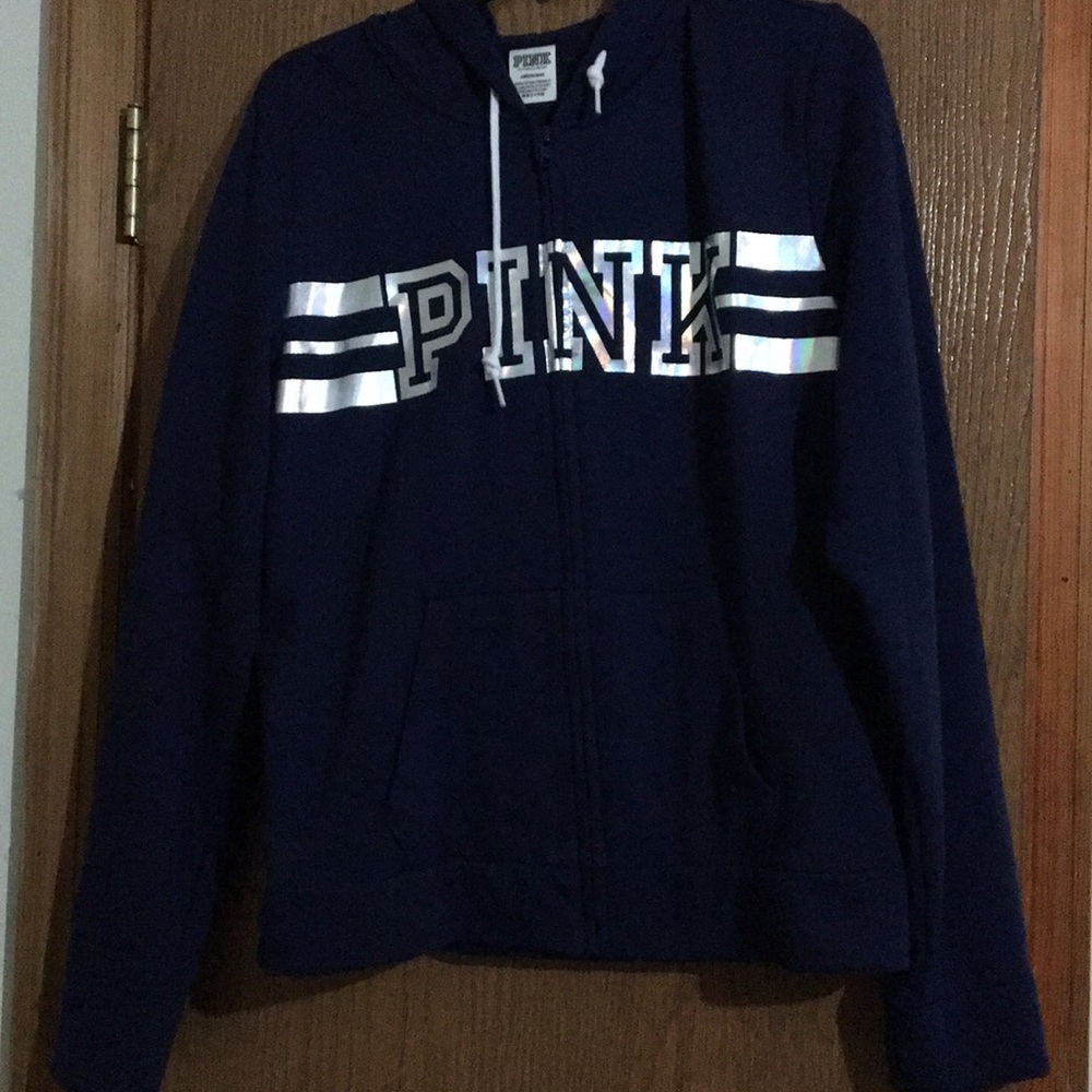 Pink hoodie NWOT large